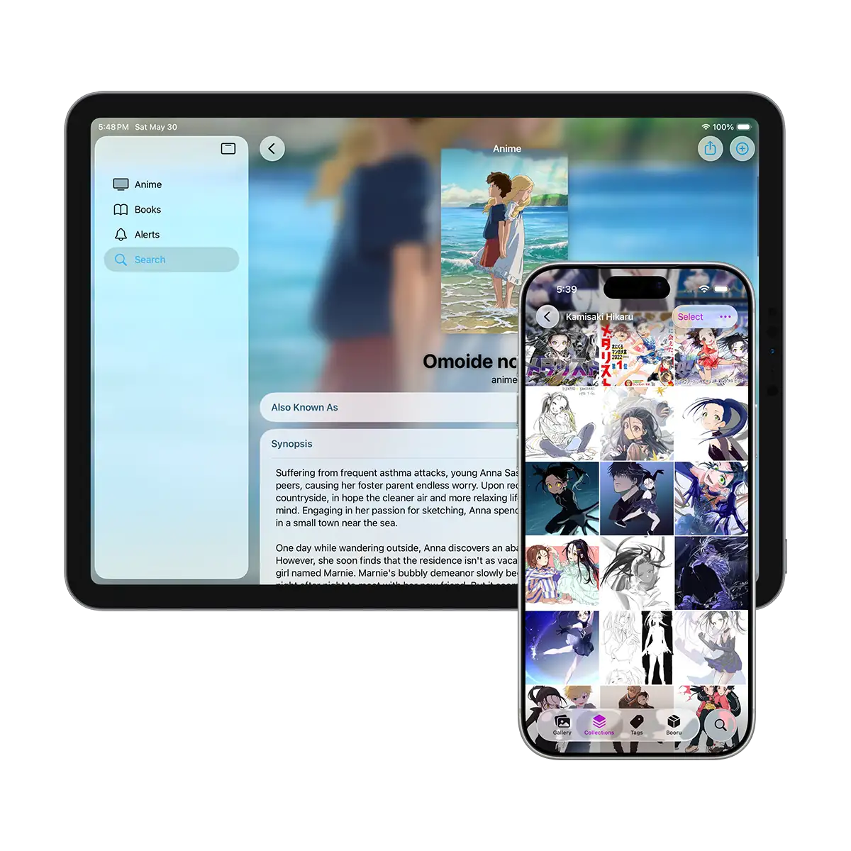 Fairese software running on iPad and iPhone.